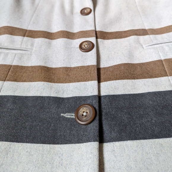 Anthropologie Gentle Fawn Storm Coat, size Large, multi color, faux fur - Picture 10 of 16